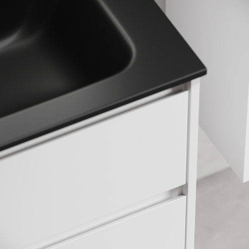 Тумба под раковину Sancos Libra LB80W 80х50 подвесная цвет белый